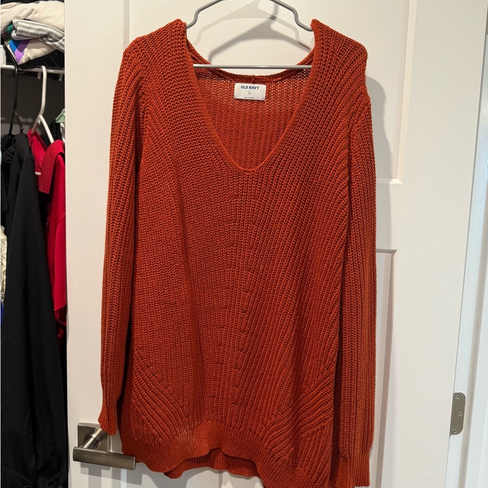 Old Navy Women's Orange Sweater
